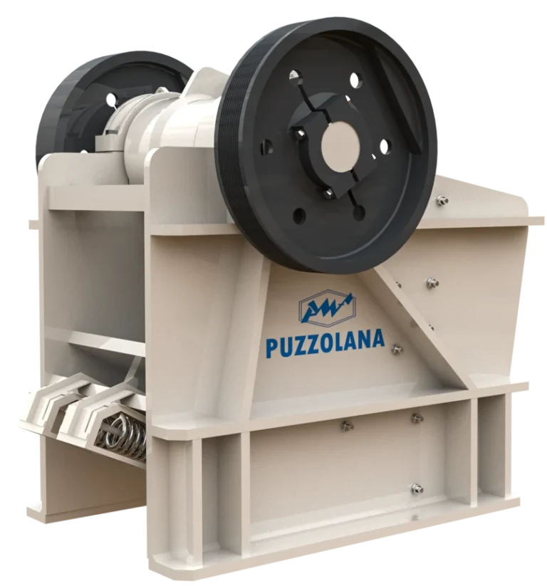 alt="Puzzolana Jaw Crusher for primary crushing in mining and aggregate operations"