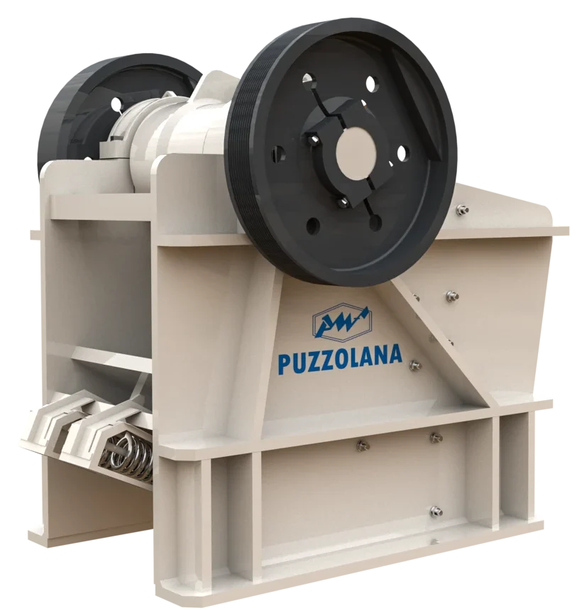 alt="Puzzolana Jaw Crusher for primary crushing in mining and aggregate operations"