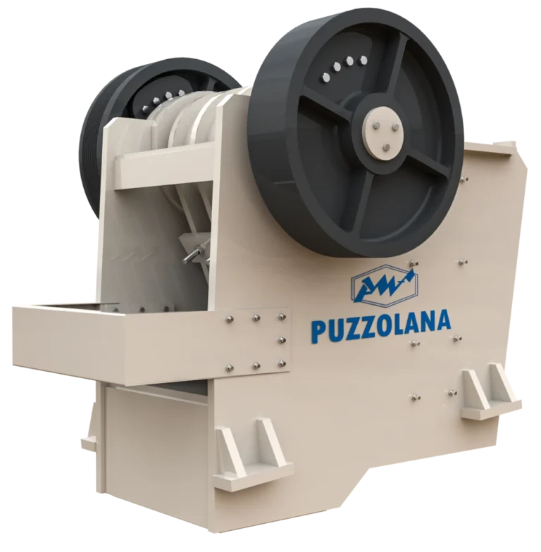 alt="Puzzolana Jaw Crusher for primary crushing in mining and aggregate operations"
