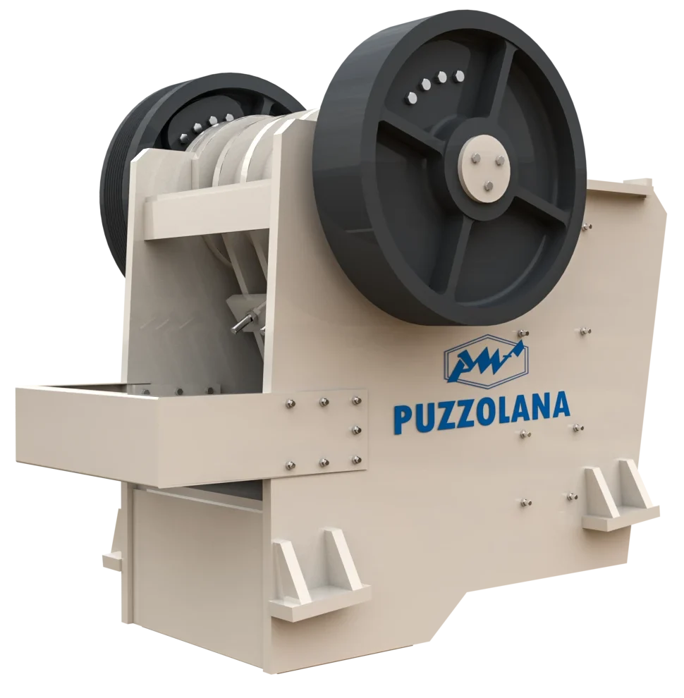 alt="Puzzolana Jaw Crusher for primary crushing in mining and aggregate operations"