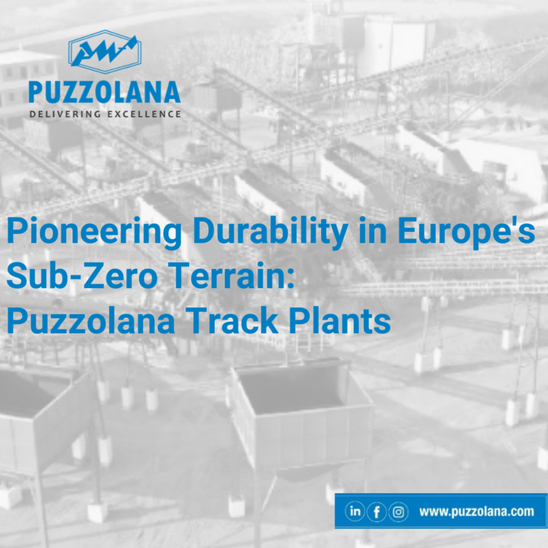 Puzzolana track plants navigating icy terrains in Europe.