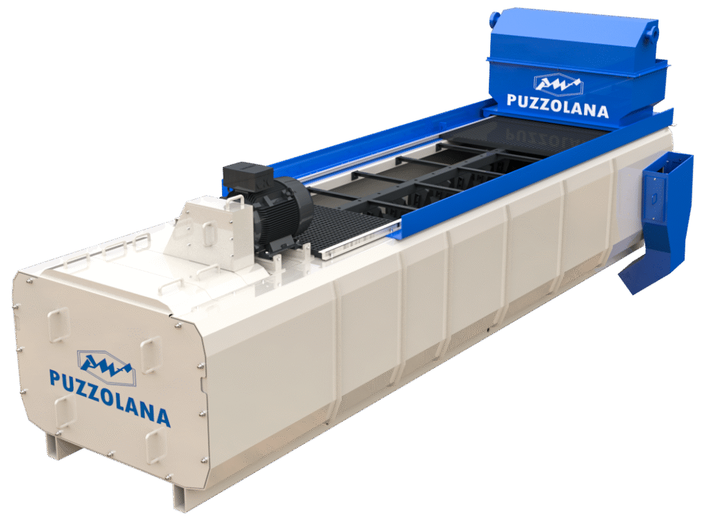 Puzzolana Log Washer – Heavy-Duty Equipment for Cleaning Coarse Aggregates and Removing Clay in Sand Processing