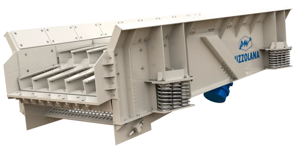 alt="Puzzolana Grizzly Feeder for controlled feeding and pre-screening in crushing and mining operations"
