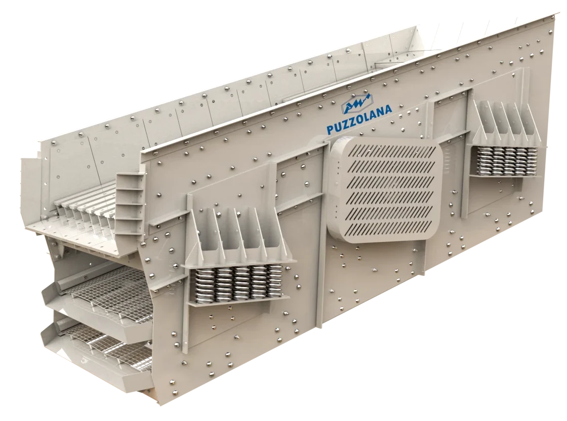 alt="Puzzolana Grizzly Screen for efficient material separation and scalping in mining and aggregate plants"