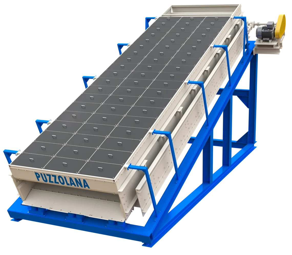 alt="Puzzolana P-Tech Screen for precision screening and classification in aggregate and mineral processing plants"