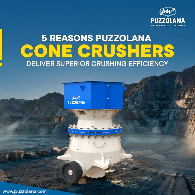 Puzzolana cone crusher delivering superior crushing efficiency for mining and aggregate applications